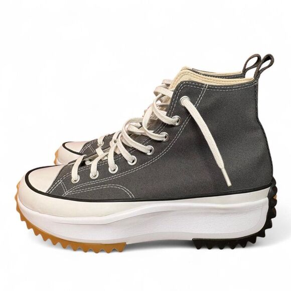 NIB Converse Run Star Hike Hi Iron Gray Platform Sz 10.5M/12W Chunky Gum Sole - Picture 5 of 13